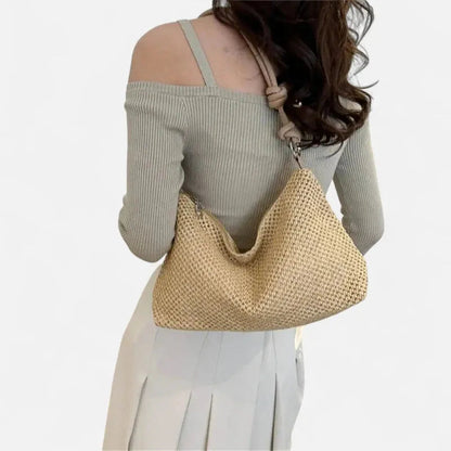 Sac à main hobo en paille Maya