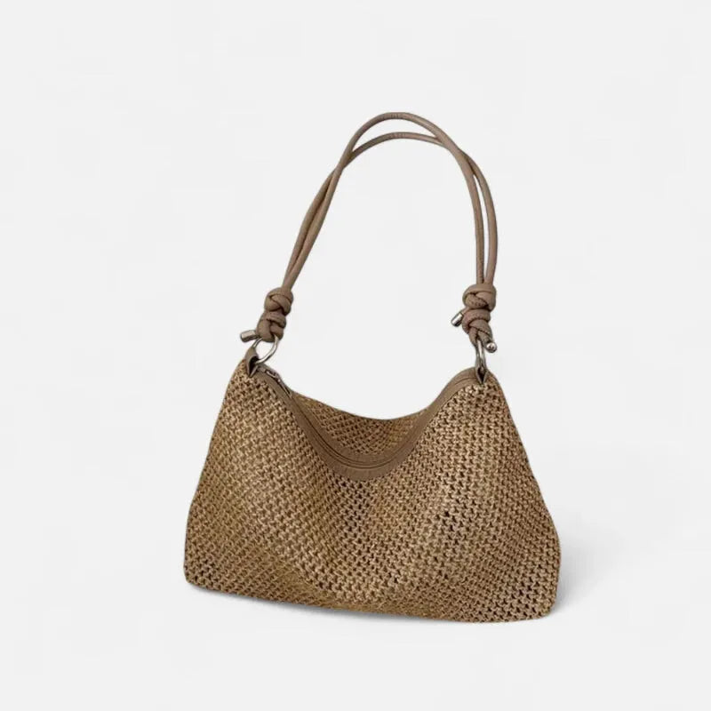 Sac à main hobo en paille Maya