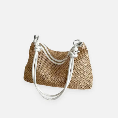 Sac à main hobo en paille Maya