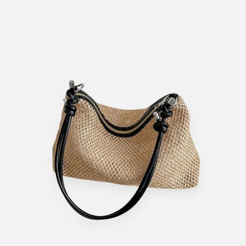 Sac à main hobo en paille Maya