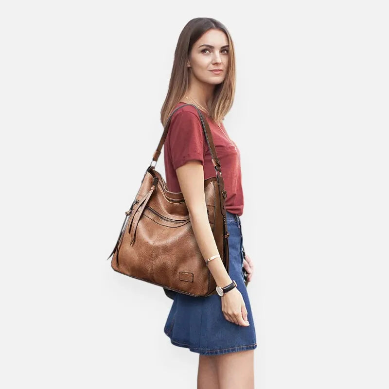 Sac à main hobo multipoches à bandoulière Appoline