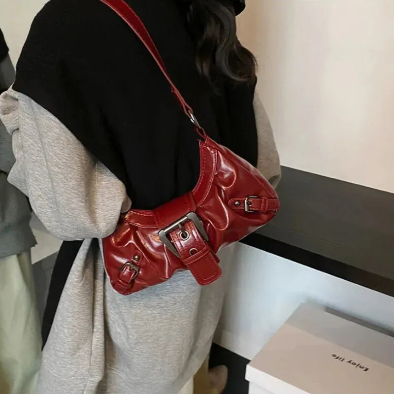 Sac à main hobo rétro à bandoulière Berthe