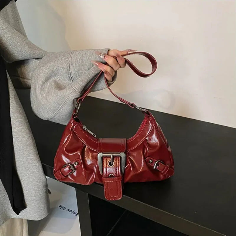 Sac à main hobo rétro à bandoulière Berthe