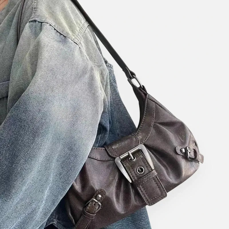 Sac à main hobo rétro à bandoulière Berthe