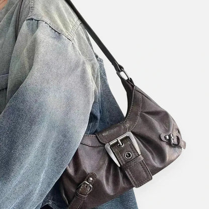 Sac à main hobo rétro à bandoulière Berthe