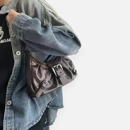 Sac à main hobo rétro à bandoulière Berthe