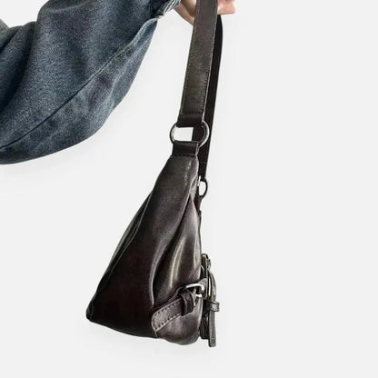 Sac à main hobo rétro à bandoulière Berthe