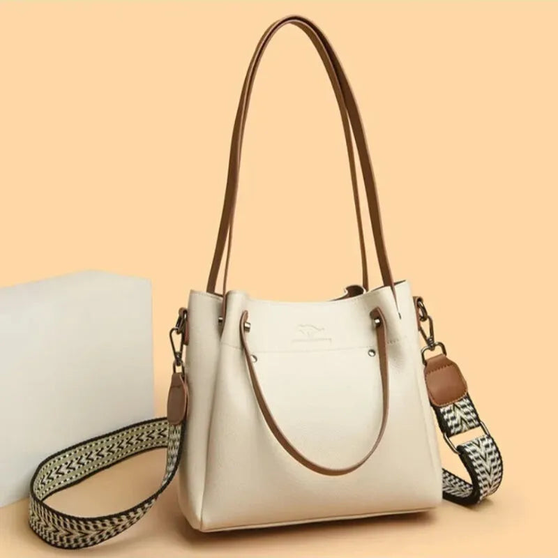 Sac à main seau double porté à bandoulière Eugénie