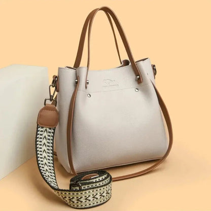 Sac à main seau double porté à bandoulière Eugénie