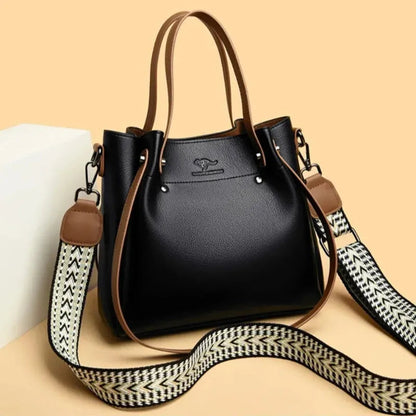 Sac à main seau double porté à bandoulière Eugénie